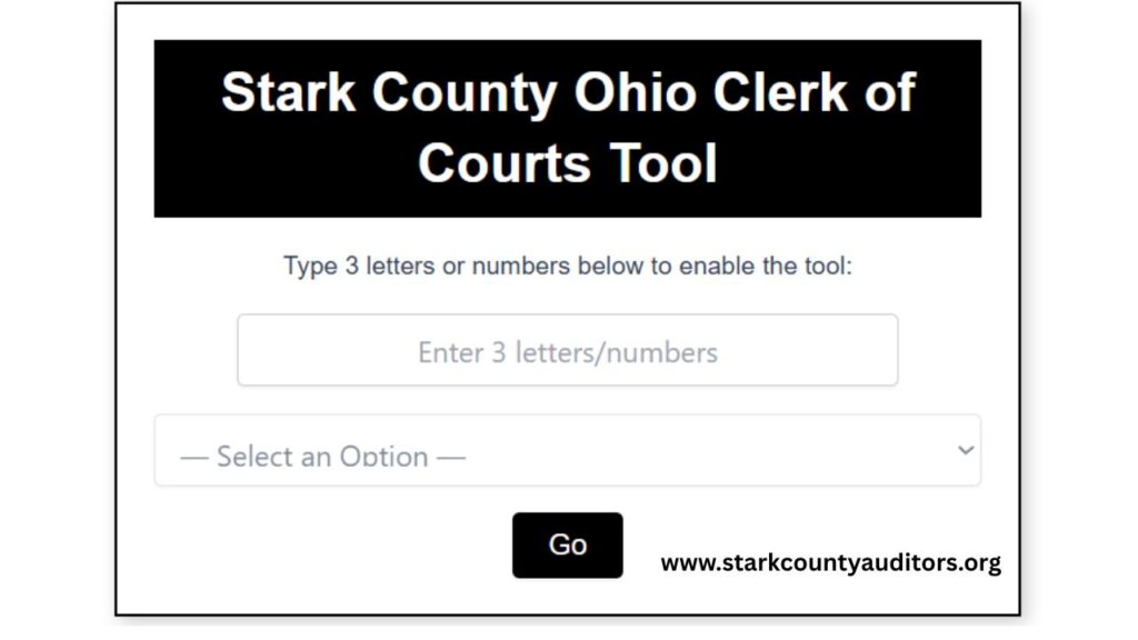 Stark County Ohio Clerk of Courts Search Tool