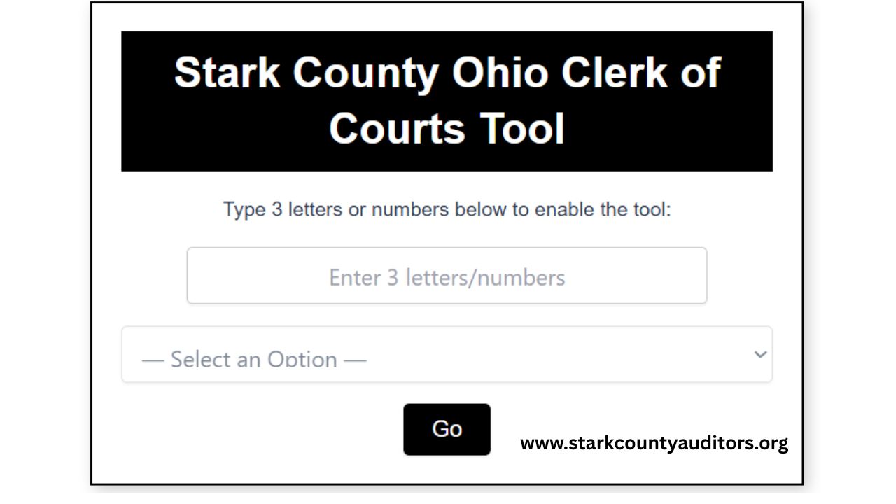 Stark County Ohio Clerk of Courts Search Tool