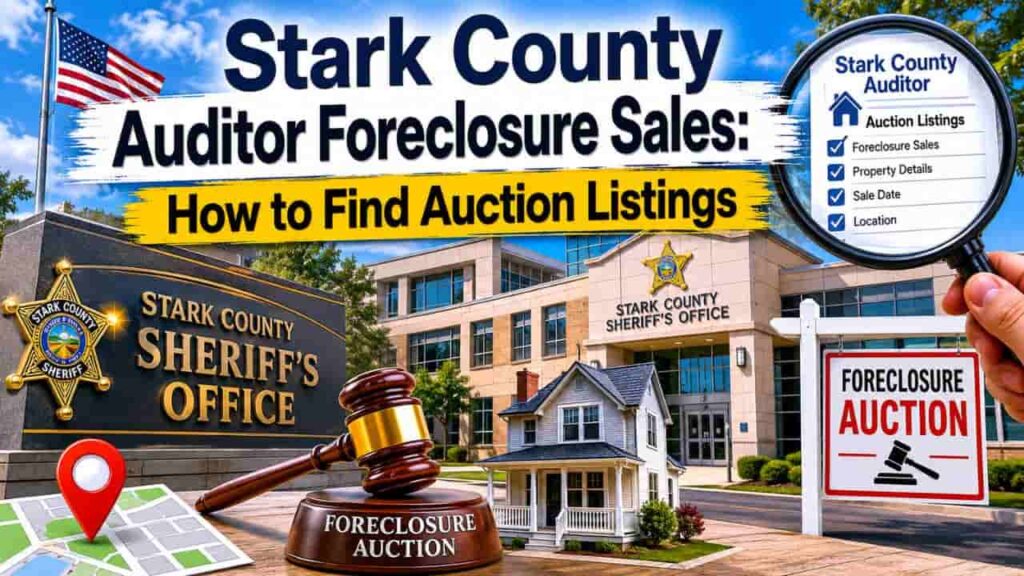 Stark County Auditor Foreclosure Sales, How to Find Auction Listings