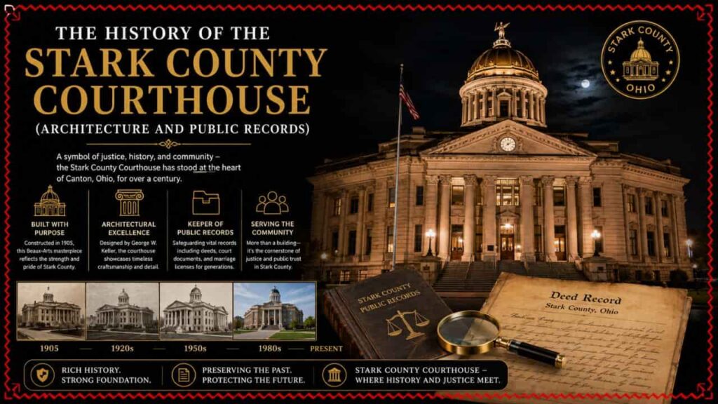 The History of the Stark County Courthouse (Architecture and Public Records)